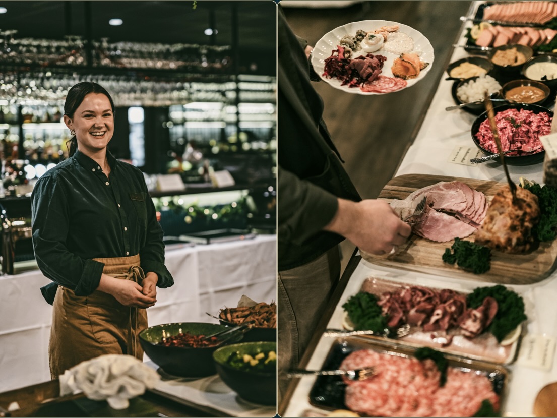 Julbord på Vessel