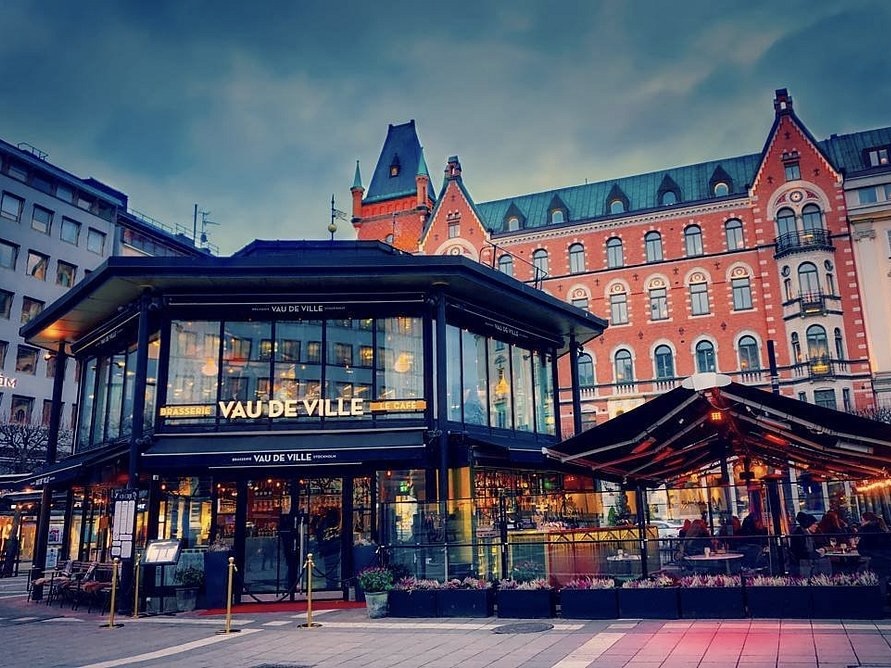 Julbord på Vau de Ville